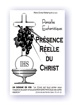 Image du livret "Parcelles eucharistiques, présence réelle du Christ".